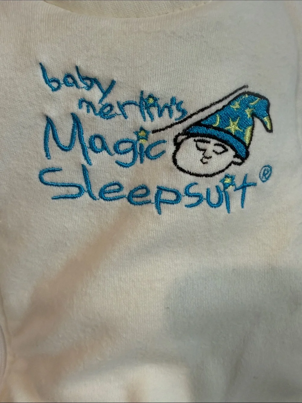 Baby Merlin's Magic Sleepsuit Off White Small: 3-6 Months 12-18‎ lbs